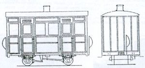 Two Compartment 4 Wheel Coach Kit