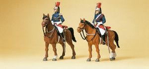 Republican Guards (2) on Horseback Exclusive Figure Set