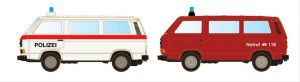 VW T3 Police/Fire Service Set (2)