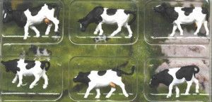Japanese Cows (6) Figure Set