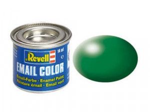 Enamel Paint 'Email' (14ml) Solid Silk Matt Leaf Green