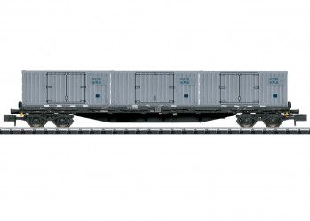 DR Rgs3910 Bogie Flat Wagon w/Mail Containers Load IV