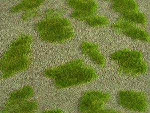 Patchy Grass Natur+ Scenic Mat 25x25cm