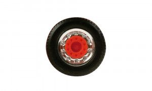 Wheelsets Front Axles Wide Tyres Chrome/Red