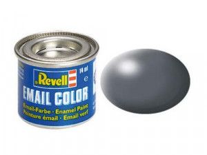 Enamel Paint 'Email' (14ml) Solid Silk Matt Dark Grey
