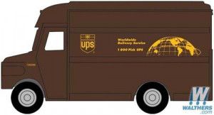 UPS Package Car Bow Tie Shield Logo