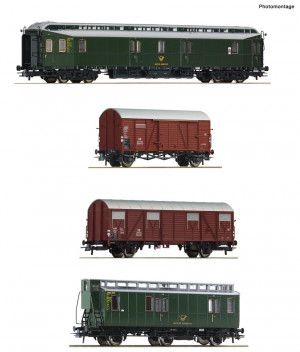 DB Post Train Rolling Stock Set (4) III