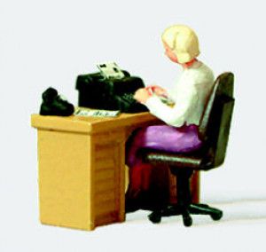 Secretary at her Desk Figure