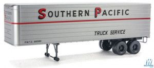 35' Fluted Side Trailer Southern Pacific