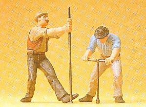 Track Workers with Spanner/Crowbar (2) Figure Set