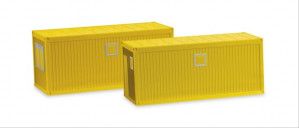 Building Site Containers (2) Yellow