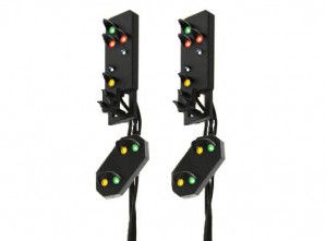 Multiplex Colour Light Departure Signal Heads w/Distant (2)