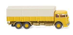 Bussing 12000 Flatbed Lorry Mustard Yellow