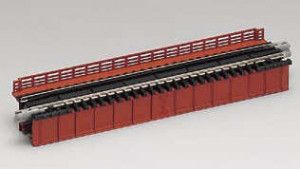 Unitrack (S124T) Straight Plate Girder Bridge Grey 124mm