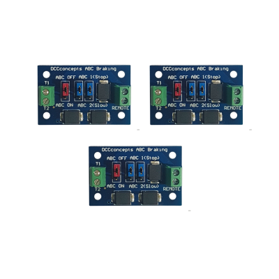 Pack of 3 ABC slow or stop modules
