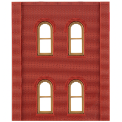 Two-Storey Arched Four Window Wall (x4)