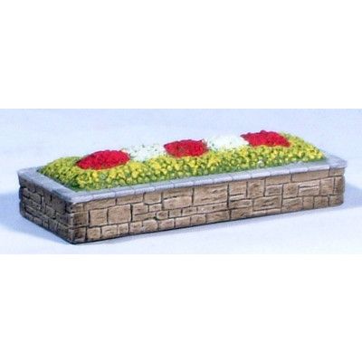 Rectangular 'Prize' Flower Bed (Stone Walls)