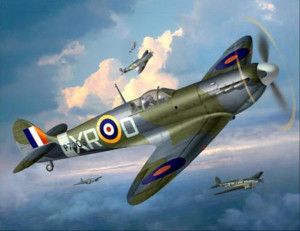 British Spitfire Mk.II Model Set (1:48 Scale)