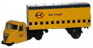 Scammell Scarab Van Trailer Railfreight Yellow