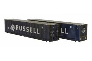 45ft Hi Cube Container Twin Set Russell Weathered