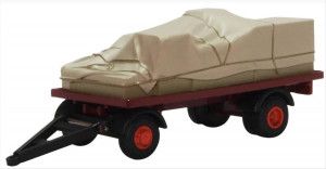 Showground Canvassed Trailer Maroon/Red