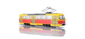 TATRA-T3 Tram Yellow/Red