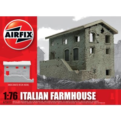 Resin Building Italian Farmhouse (1:76 Scale)
