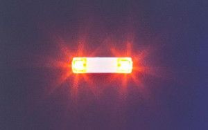 Car System Digital Flashing Lights 13.5mm Orange