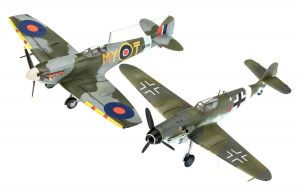 Combat Set Spitfire/Messerschmitt Model Set (1:72 Scale)