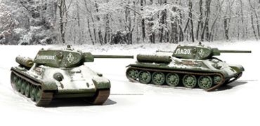 T34/76 M42(2 Fast Assembly Models) (Fast Assembly)