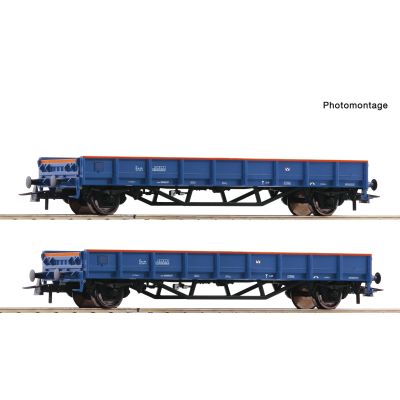 VolkerRail Low Sided Wagon Set (2) VI