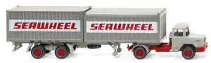 Magirus Deutz Container Semitruck Seawheel 1970-74