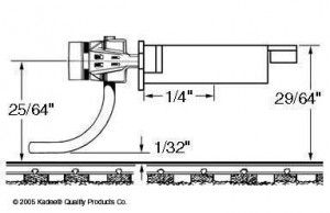 No.158 Scale Whisker Coupler & Scale Draft Gearbox (2pr)