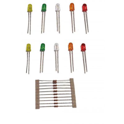 LED Pack 5mm Assorted (10)