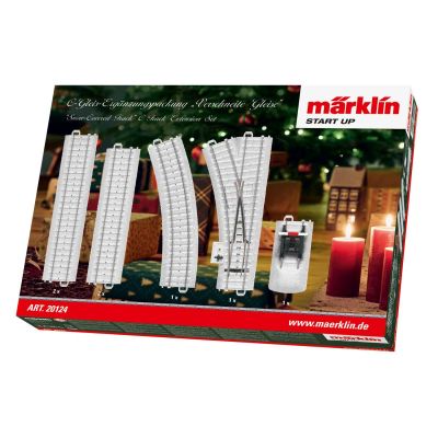 *Start Up Christmas Snow Covered C Track Extension Set