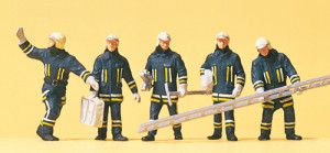 Firemen Arriving at Fire Scene (5) Exclusive Figure Set