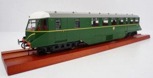 AEC Railcar BR Green w/Speed Whiskers (White Cab Roofs)