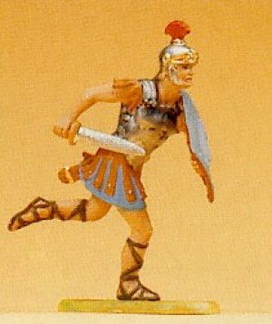 Roman Running with Sword Figure