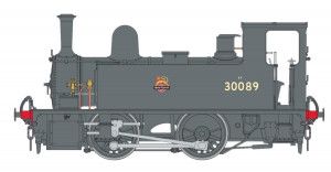 B4 0-4-0T Dock Tank 30084 BR Early Crest (DCC-Fitted)