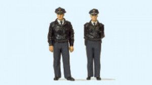 German Policemen BRD Blue Uniform (2) Figure Set