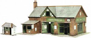 Country Garage with Petrol Pump Card Kit