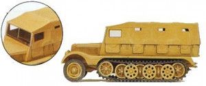 German Reich 1939-45 SdKfz11 Closed Half Track Vehicle Kit