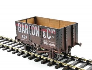 7 Plank Wagon 9' Wheelbase Barton & Coy 321 Weathered