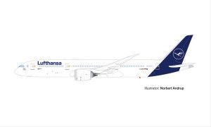 Snapfit Boeing 787-9 Dreamliner Lufthansa D-ABPA (1:200)