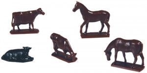Cows & Horses Figure Set