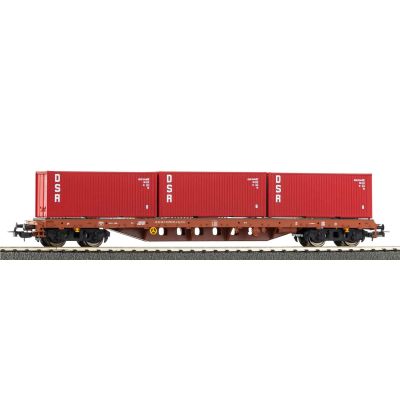 *Classic DR Bogie Flat Wagon w/3xContainer Load IV