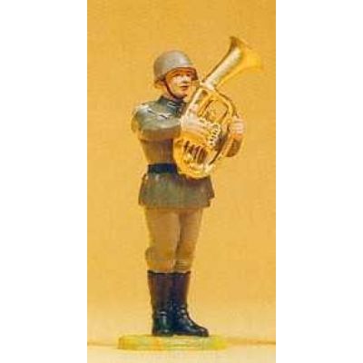 German Reich 1939-45 Horn Player Standing Figure