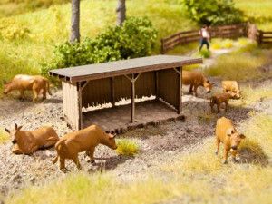 Cattle Shelter Laser Cut Minis Kit