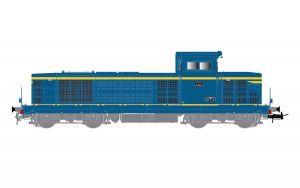 SNCF BB 66000 Blue/Yellow Diesel Loco III (DCC-Sound)