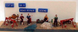 Road Repair Scene Whitemetal Kit